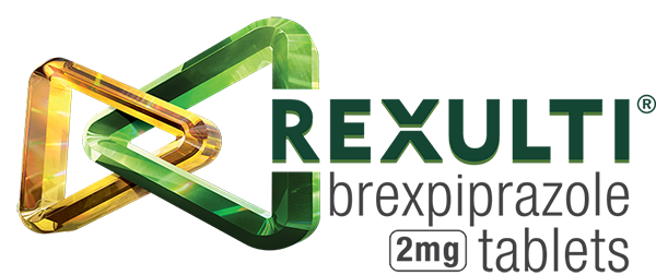 REXULTI (brexpiprazole) logo with 'Moments Matter' slogan.